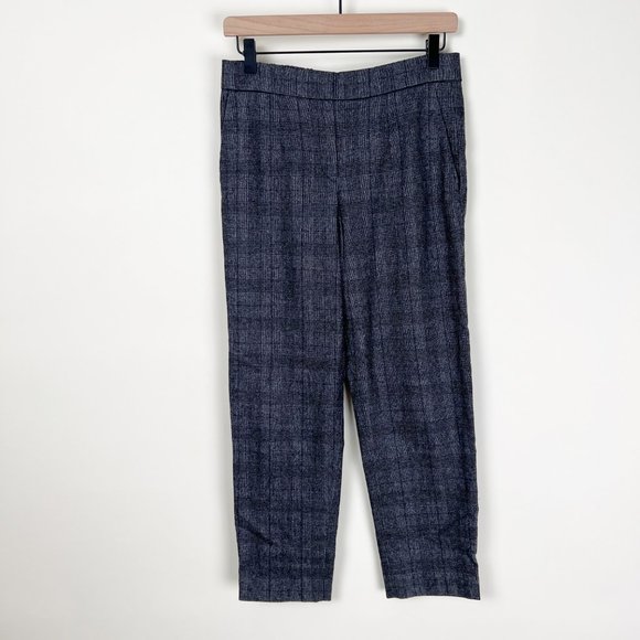Aritzia Babaton Conan Cashmere Wool Stretch Dress Pant Crop Trousers Plaid Check - Picture 6 of 16